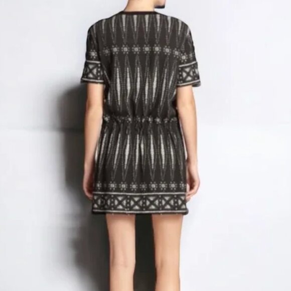 Tory Burch DRAWSTRING WAIST T-SHIRT DRESS - BOLOGAN KNIT DRESS A, Size: L - Picture 2 of 11